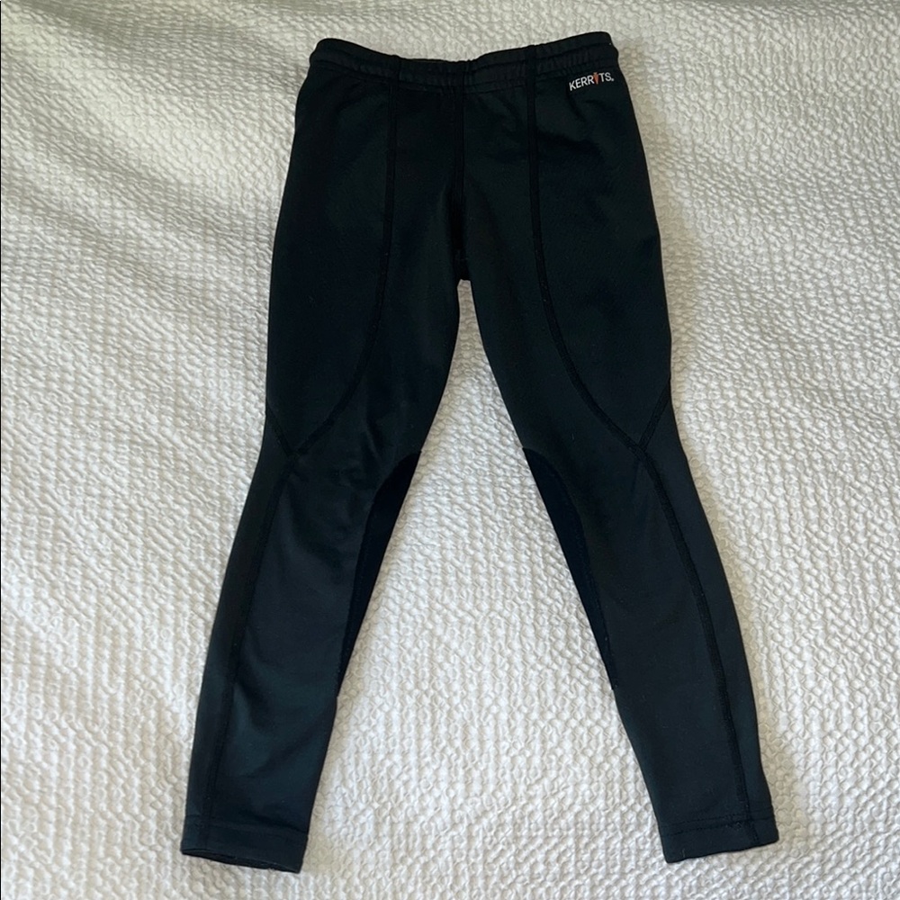 Kerrits girls black horse riding leggings